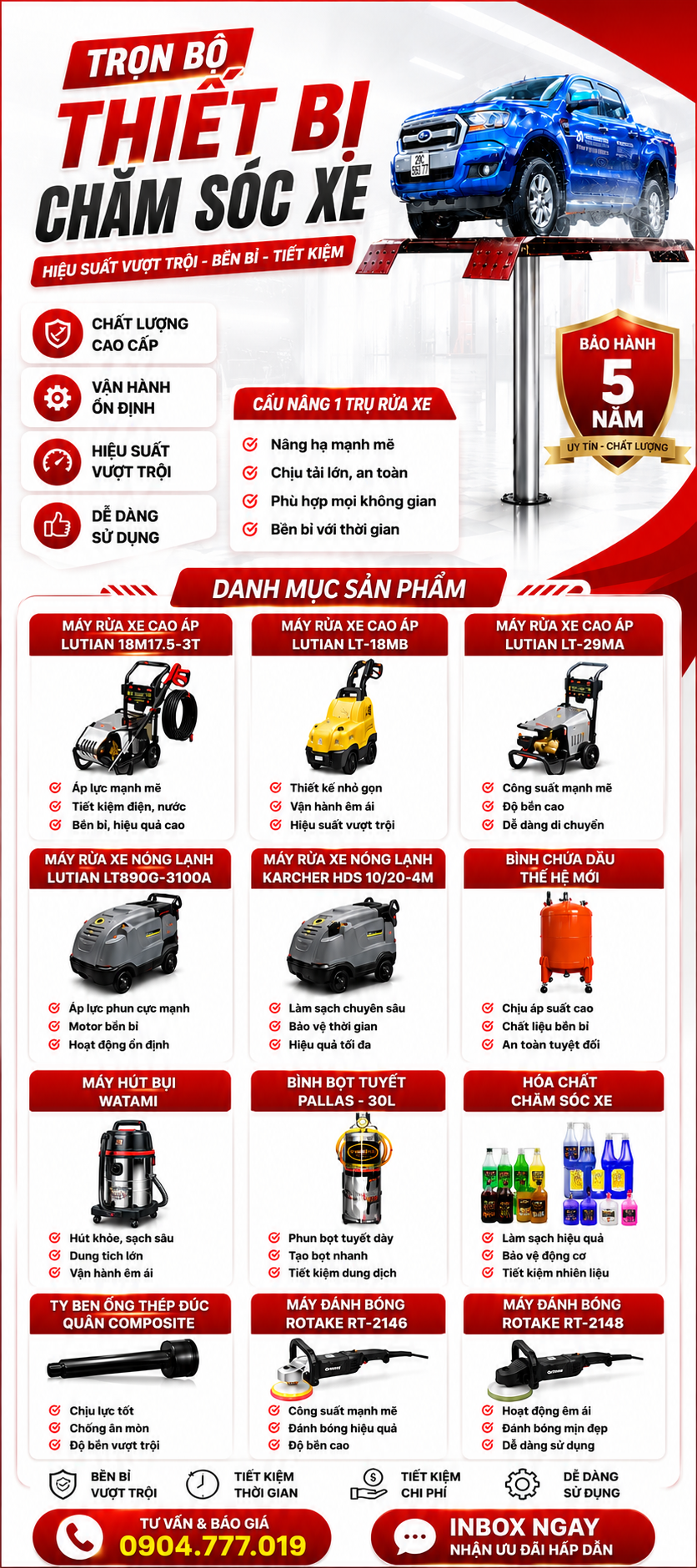 Thiết bị rửa xe